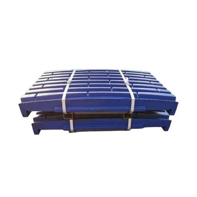 Triturador de mandíbulas Usar placa de mandíbula fixa 814320042100 para triturador de máquina tipo C100