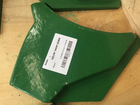 Placa de desgaste superior/inferior para triturador de cone VSI peças sobressalentes fundição de borrada processo de rosca de perfuração