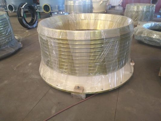HP100 Peças sobressalentes de triturador de cones de tigelas em todo o mundo com tipo de processamento de forja