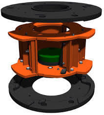 RC840 Barmac VSI Triturador Peças sobressalentes Rotor Assy para desempenho de usinagem CNC