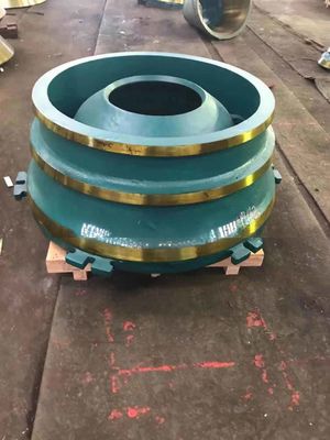 Triturador de pedra de manganês elevado Triturador de cone Concavo Mantle Bowl Liner em Várias Cores