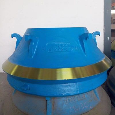 TEREX Cone Crusher Mantle Bowl Liner Peças de desgaste para mineração de minério em variações coloridas