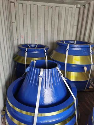 Energia Mineração de minério de minério de minério GP100 100S Liner de taça Mn13 Mn18cr2 Conus triturador Peças sobressalentes de desgaste ALLOIA DE AÇO