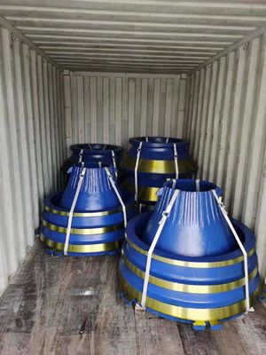 GP500 500S Triturador de Cone Peças sobressalentes Mn13 Mn18cr2 Forro de taça com alto cromo