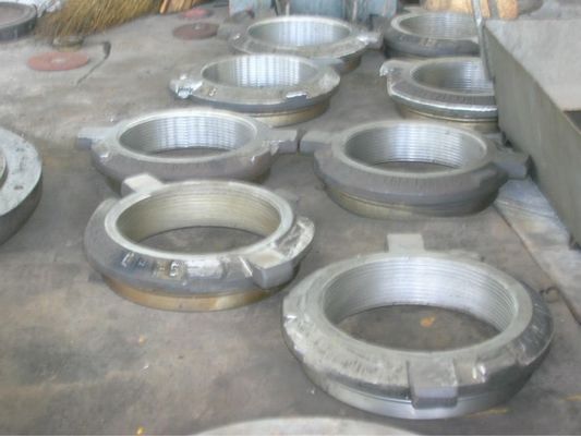 Material resistente ao desgaste peças de triturador cabeça interna porca de bloqueio porca para H7800 8800 MINING
