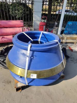 Peças de máquinas de mineração de aço com elevado teor de manganês Triturador de cones Forro de tigela para peças sobressalentes