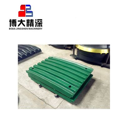 Partes de placas de mandíbula para triturador de cones de pedra Processos de forja, usinagem Tratamento de superfície