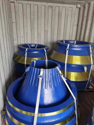 Indústria de mineração de energia Triturador de cones de pedra peças de desgaste côncavo