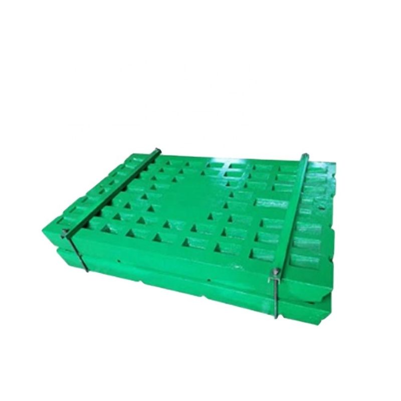 Processos de forja e usinagem Placa de mandíbula para equipamento de mineração Peças sobressalentes de triturador de mandíbula