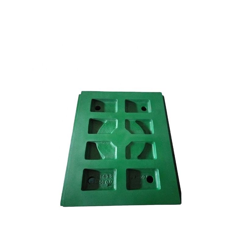 Placas de mandíbula personalizadas para triturador de mandíbula C116 C120 C125 Peças sobressalentes em máquinas de mineração usadas