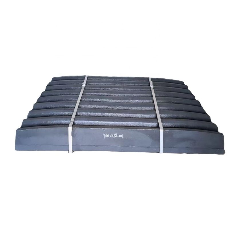 Peças de desgaste do triturador de mandíbulas de aço de alto manganês para tratamento de superfície de chapas de mandíbulas CJ409