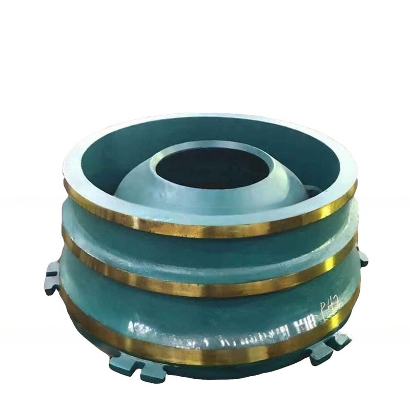 625.43 KG HP700 Conus Crusher Concave Mantle Bowl Liner Peças sobressalentes para mineração de minério