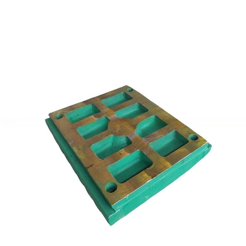 Placa de mandíbula de alto manganês para triturador de mandíbula na indústria de trituração de material de pedreira