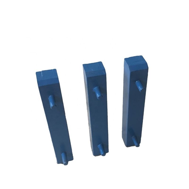 Peças sobressalentes de triturador de impacto VSI Carbide Back up Tip Set CV128 com revestimento de cromo