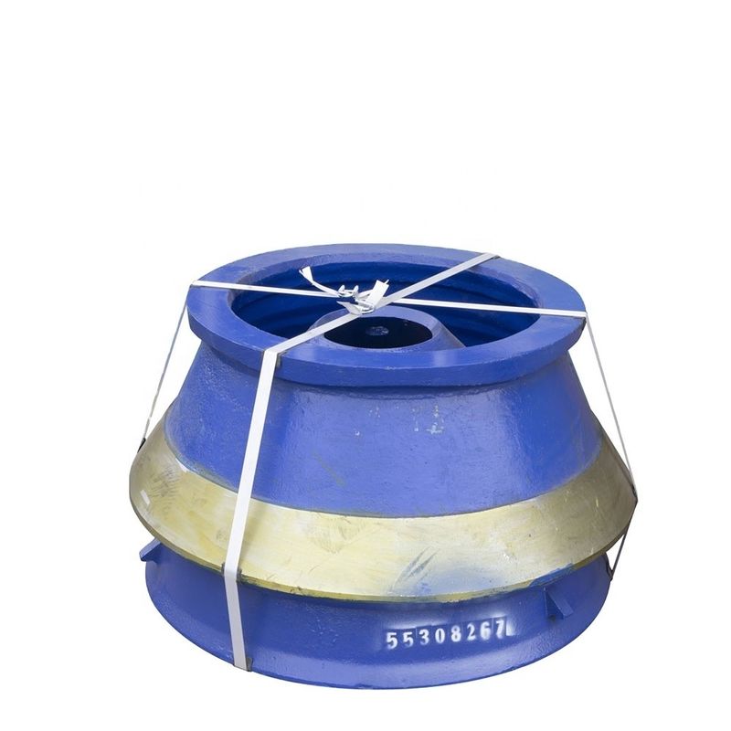 HP700 Cone Crusher Peças sobressalentes Forro de taça durável para desempenho superior de esmagamento