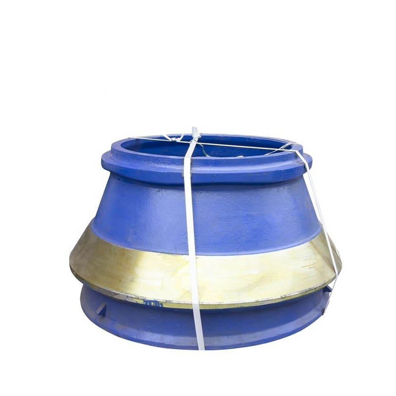 Peças de desgaste de triturador de cones de cilindros HP300 de alto manganês para trituradores de pedreiras
